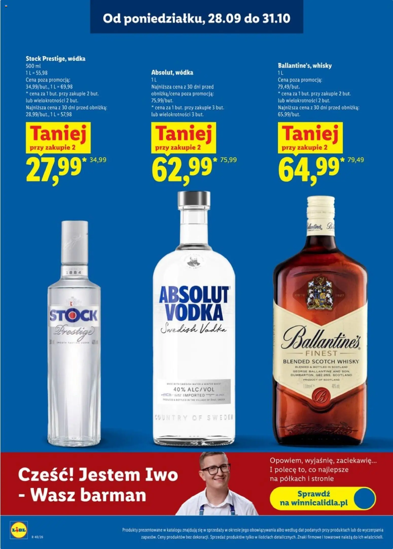 Pogląd gazetki "Lidl Katalog alkoholi mocnych" ze sklepu Lidl ważnej od 28.09.2026