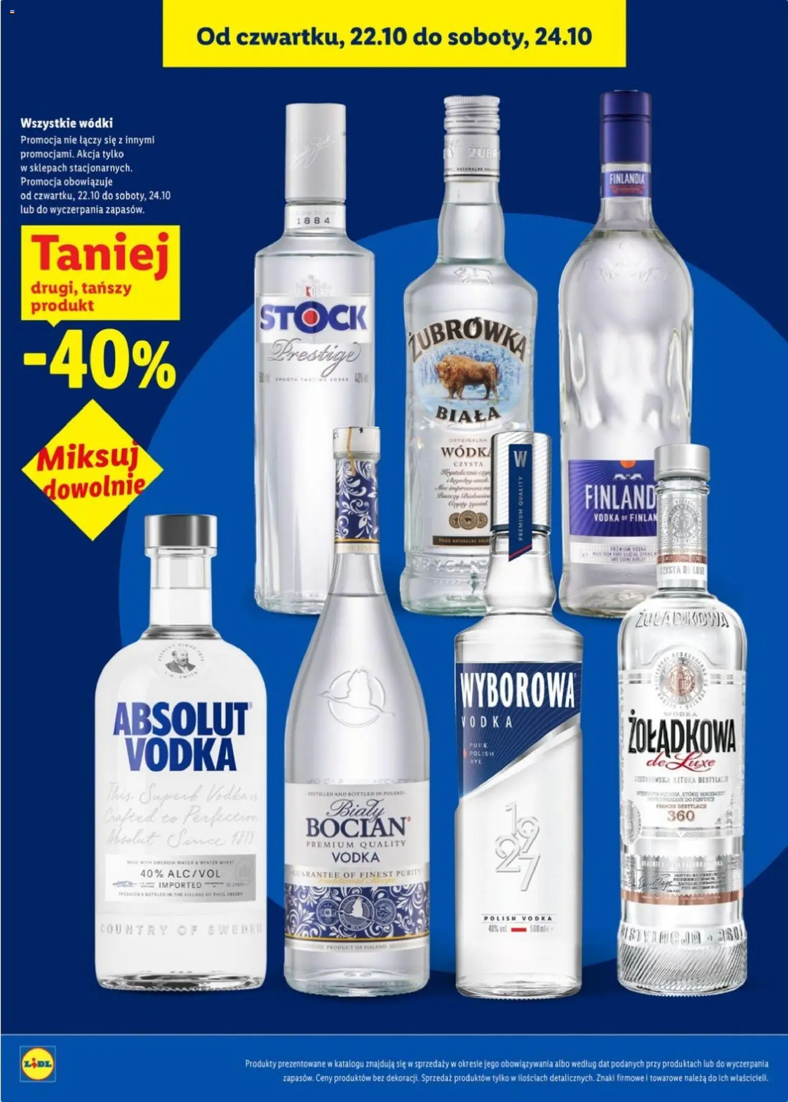 Pogląd gazetki "Lidl Katalog alkoholi mocnych" ze sklepu Lidl ważnej od 28.09.2026 - Whisky, Wódka, Vodka, Wódka Stock, Wódka Absolut, Scotch whisky