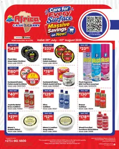 Preview of Africa Cash & Carry flyer valid from 28/07/2026