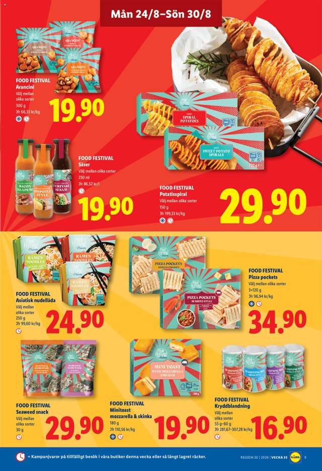 Nytt Lidl reklamblad från 24/08