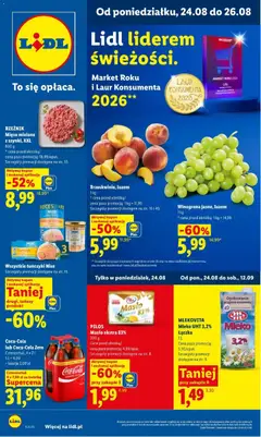 Pogląd gazetki "Lidl gazetka" ze sklepu Lidl ważnej od 24.08.2026