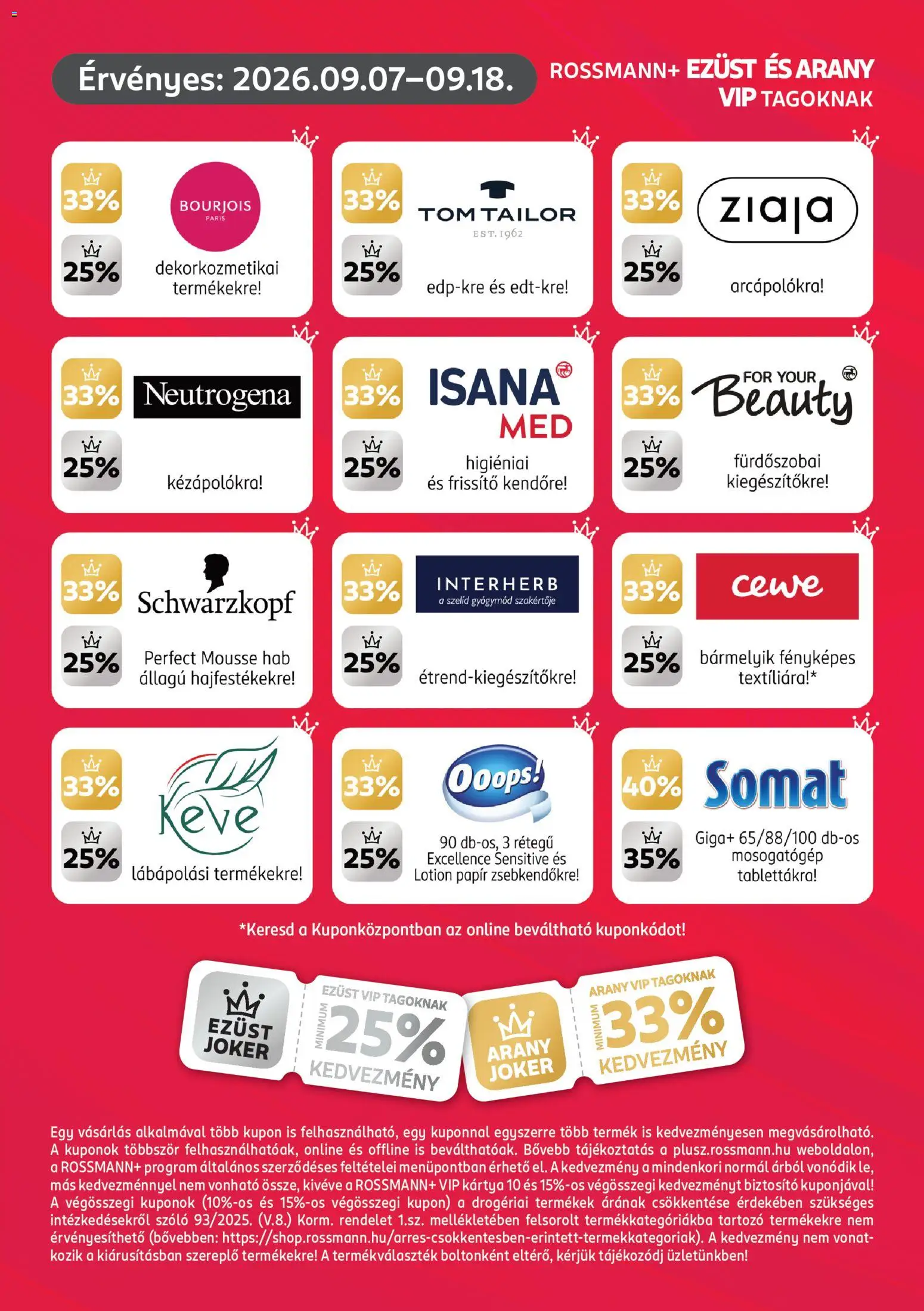 Rossmann - Rossmann Szórólap megtekintése, amely érvényes 2026.09.07.-től - Mosogatógép, Szőlő, Hab, Bourjois, Somat