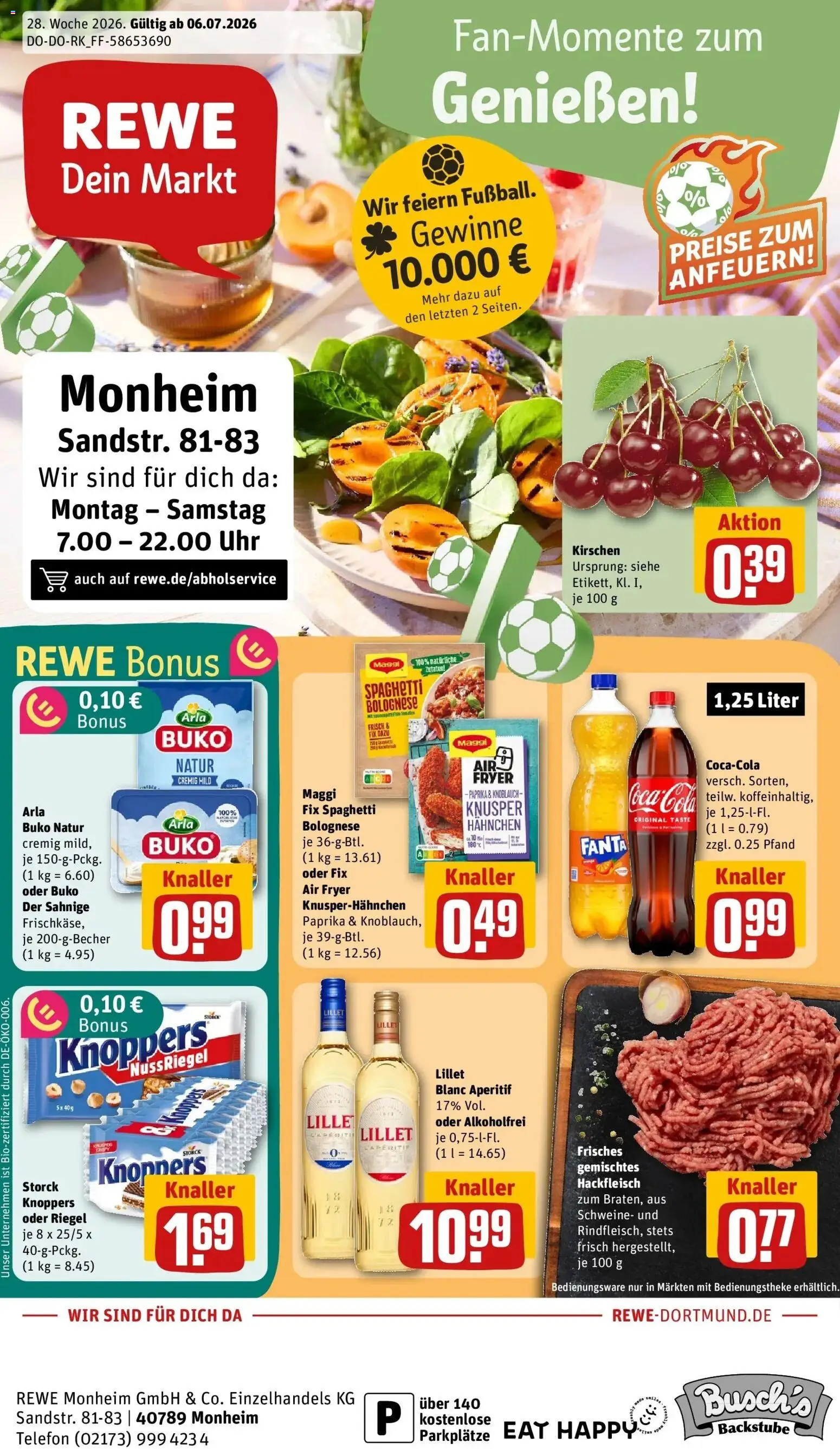 Vorschau von dem Prospekt des Geschäftes Rewe, gültig ab dem 05.07.2026