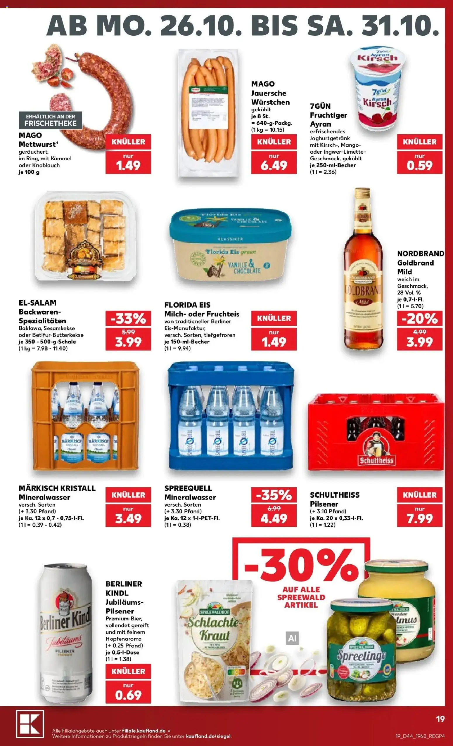 Vorschau von dem Prospekt des Geschäftes Kaufland, gültig ab dem 26.10.2026