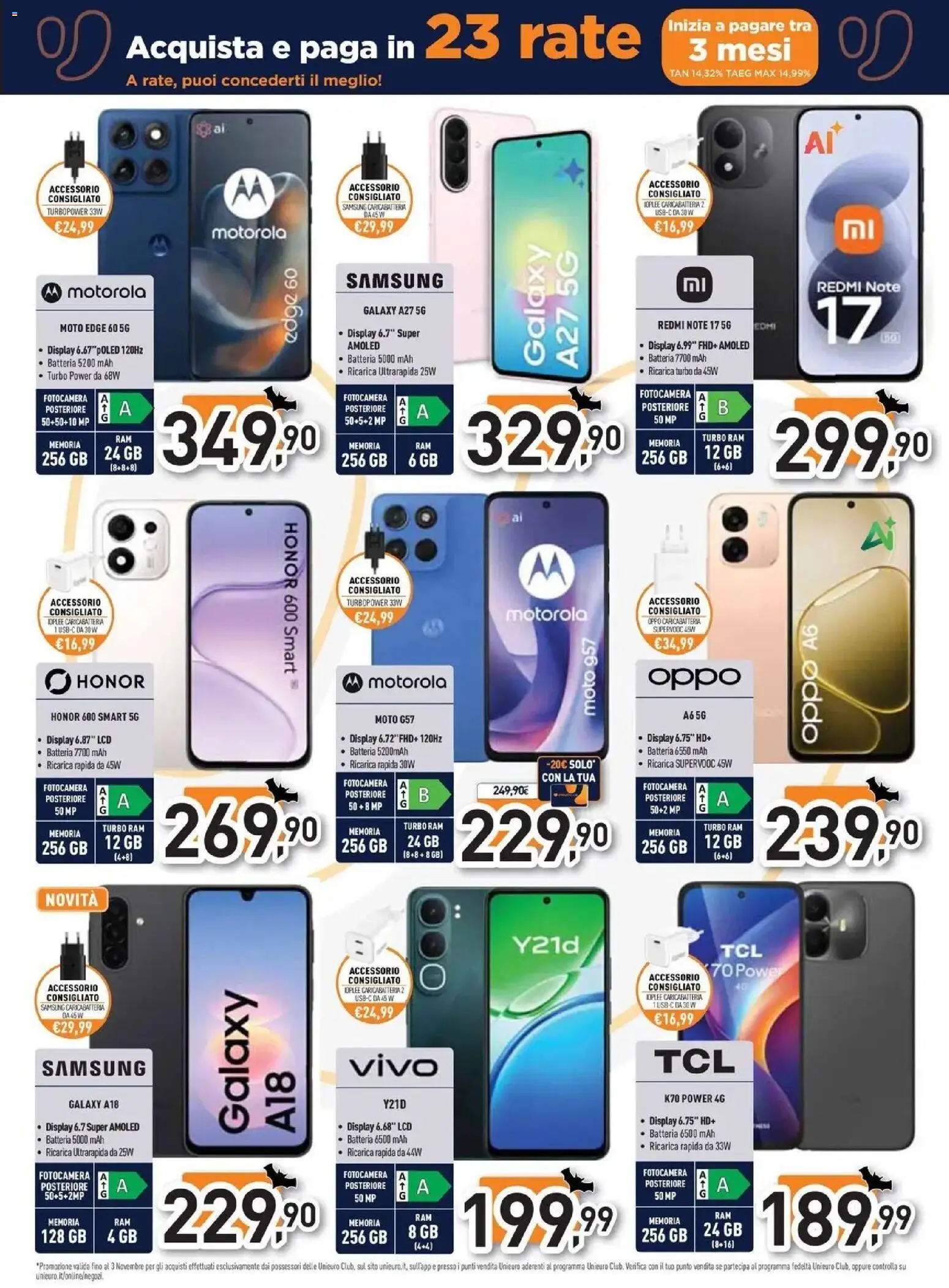 Anteprima dell'opuscolo Halloween da Unieuro! dal negozio Unieuro valido da 30/10/2026