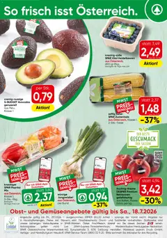 Vorschau der Angebote: Spar Spar Obst & Gemüse gültig ab 13.07.2026