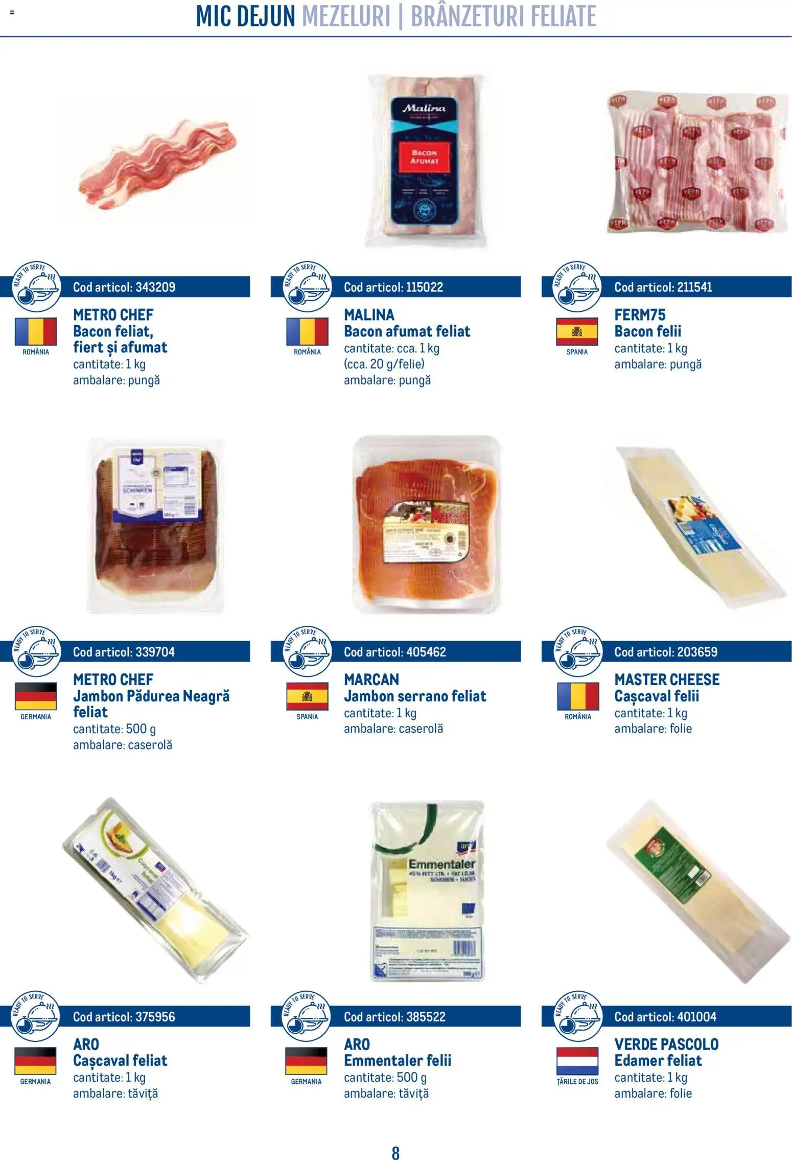 Previzualizarea de cataloage: Metro Metro Catalog Smart Chef valabil de la 21.04.2026 - Cașcaval, Bacon, Caserola, Pungă, Edamer, Bacon felii