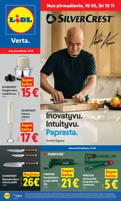 LIDL parduotuvės leidinio LIDL leidinys - Ne maisto prekių pasiūlymai galiojančio nuo 2026.10.05 peržiūra