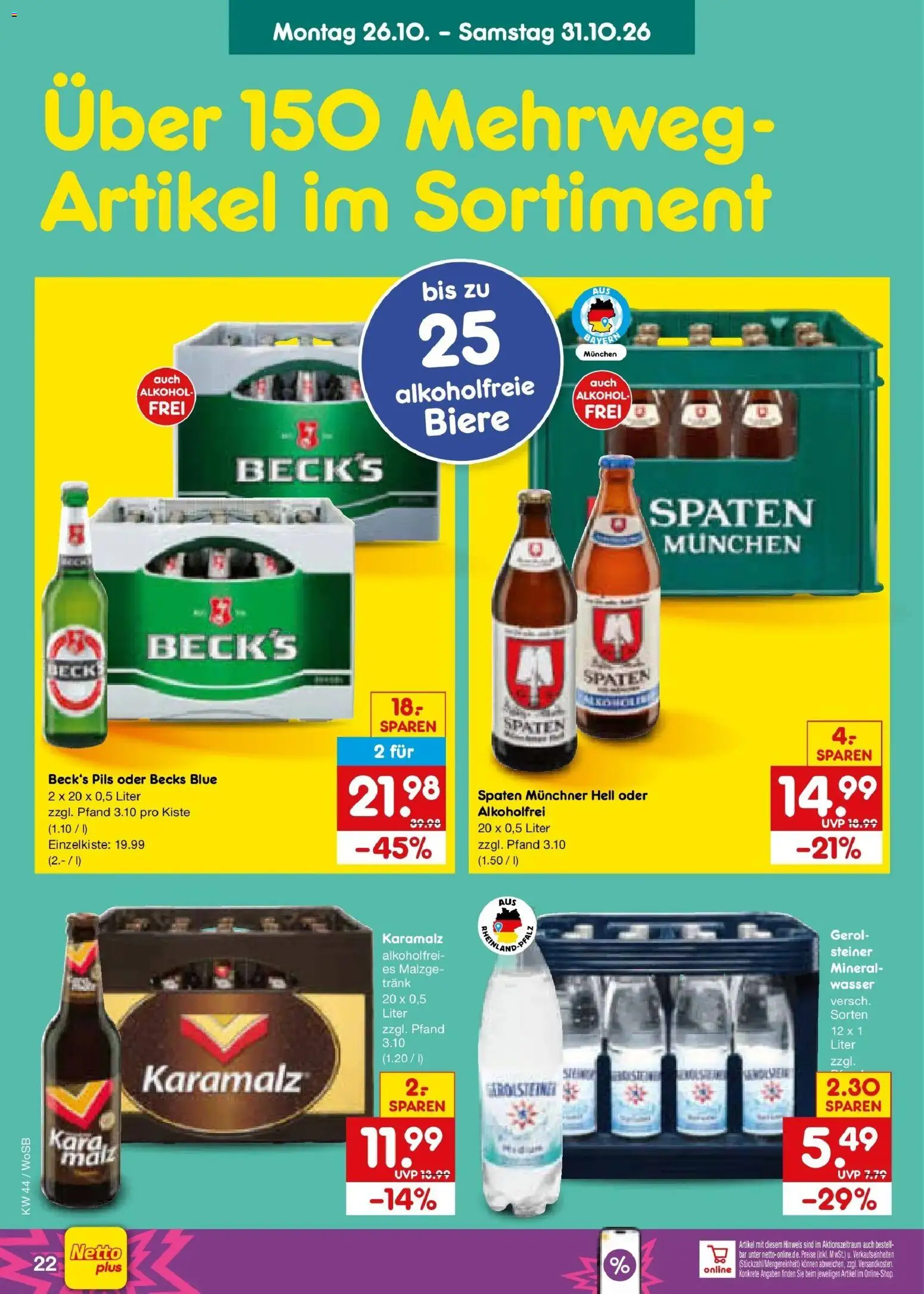 Vorschau von dem Prospekt des Geschäftes Netto Marken-Discount, gültig ab dem 26.10.2026