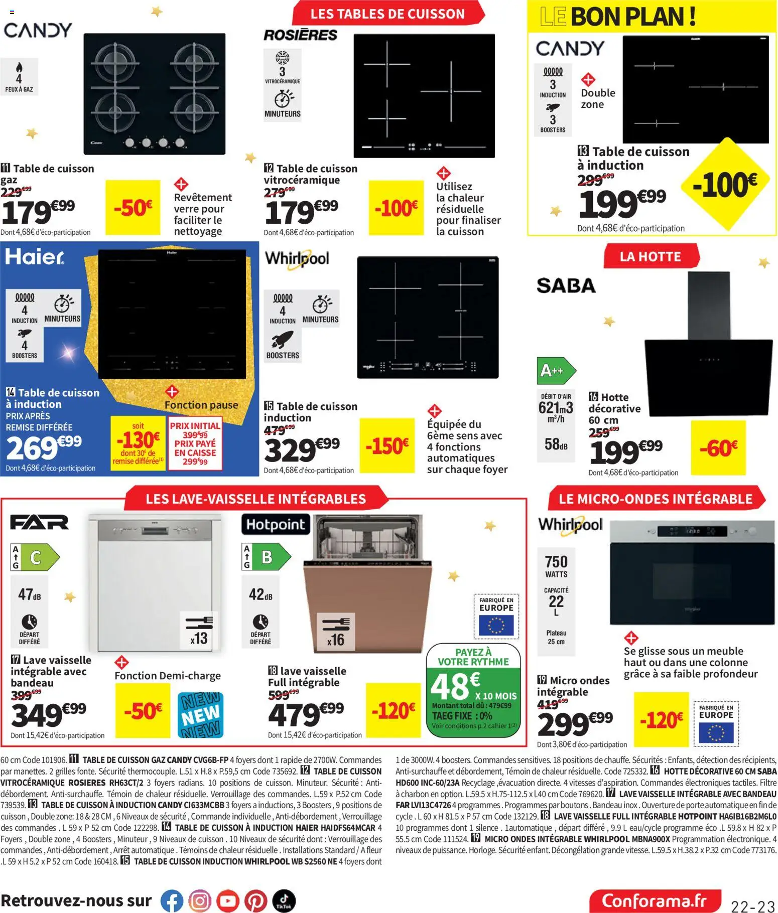 Prévisualisation de Conforama catalogue du magasin Conforama formulaire valide 27/10/2026