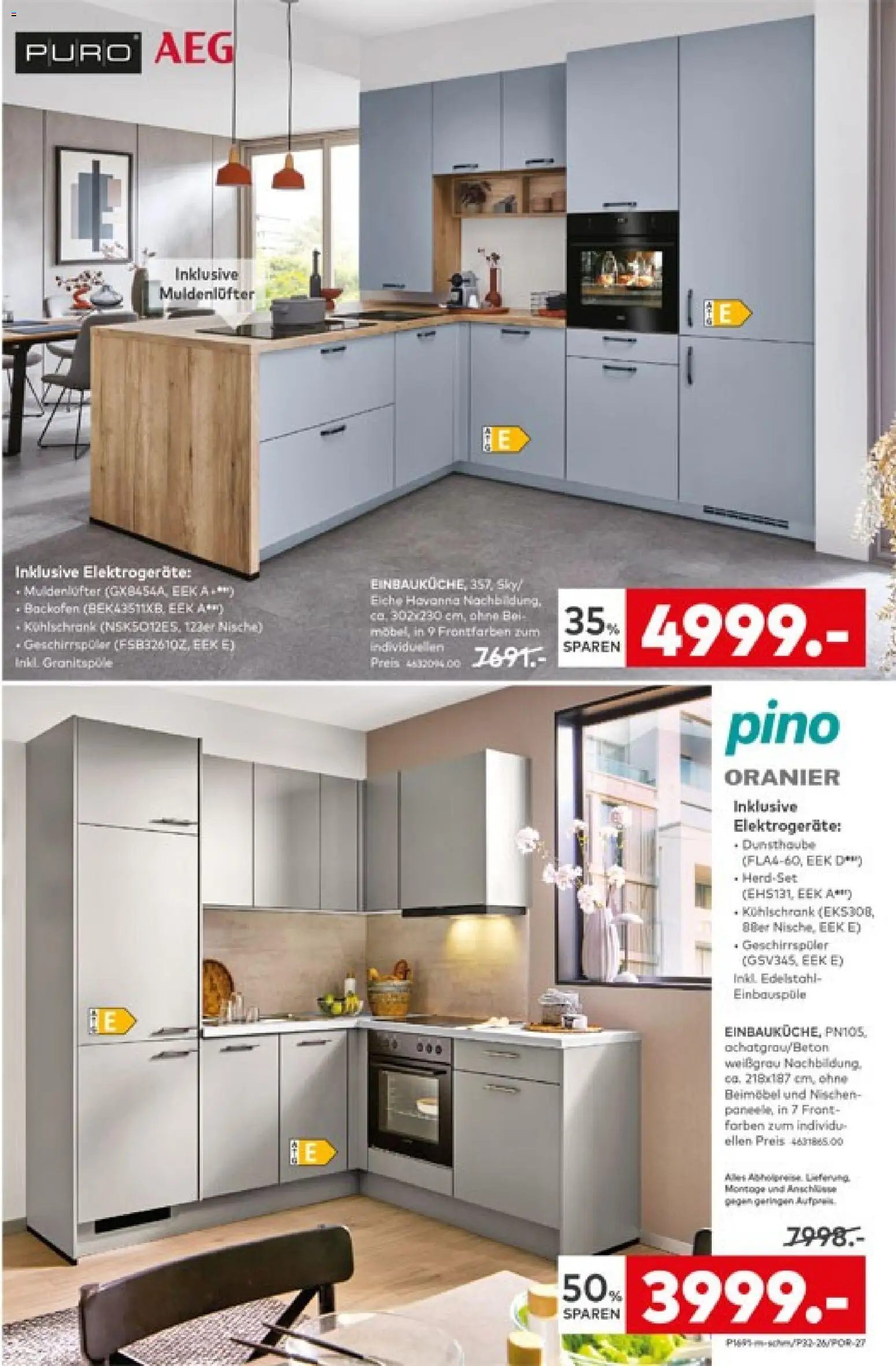 Vorschau von dem Prospekt des Geschäftes Porta!, gültig ab dem 07.09.2026 - Kühlschrank, Geschirrspüler, Backofen, Havanna