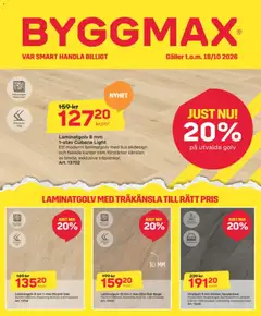 Förhandsgranska reklamblad ByggMax erbjudanden från butik ByggMax gäller från 12/10/2026