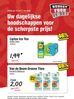 Voorbeeld van Budget Food folder van winkel Budget Food geldig vanaf 15-05-2026