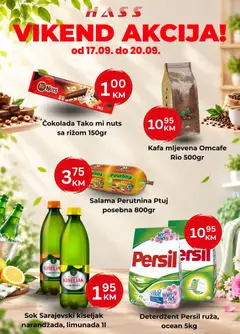 Pregled letka Hass vikend akcija trgovine Hass vrijedi od 17.09.2026