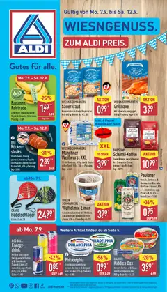 Vorschau von dem Prospekt des Geschäftes Aldi, gültig ab dem 07.09.2026