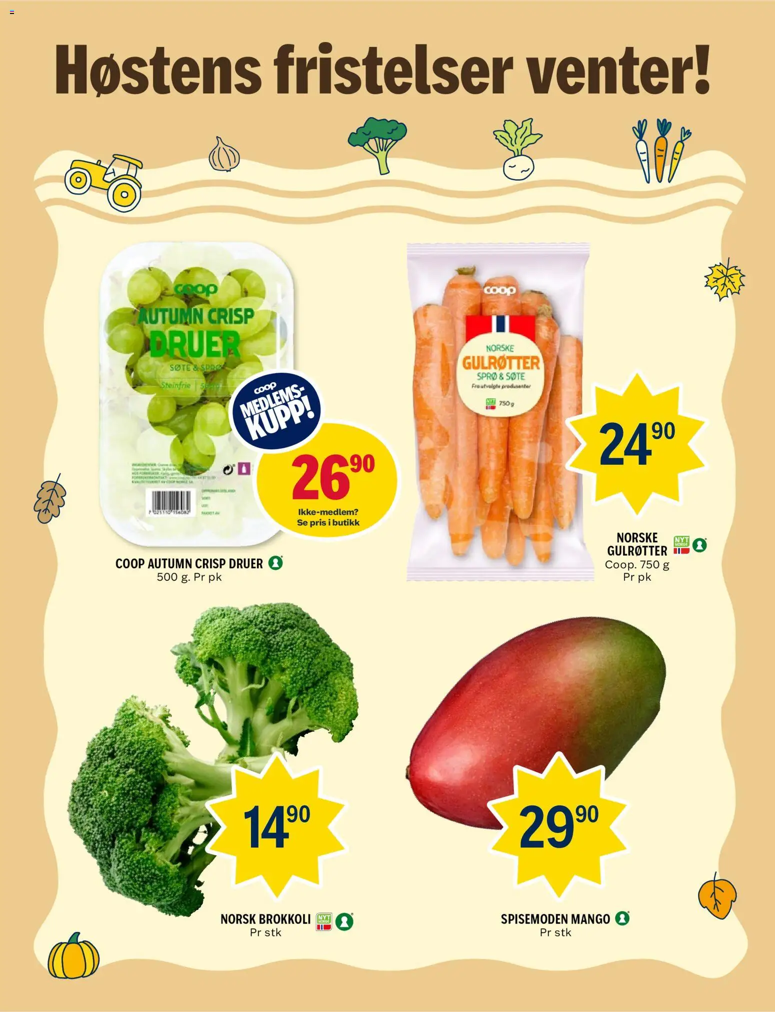 Forhåndsvis Coop Prix kundeavis fra butikk Coop Prix gyldig fra 14/09/2026
