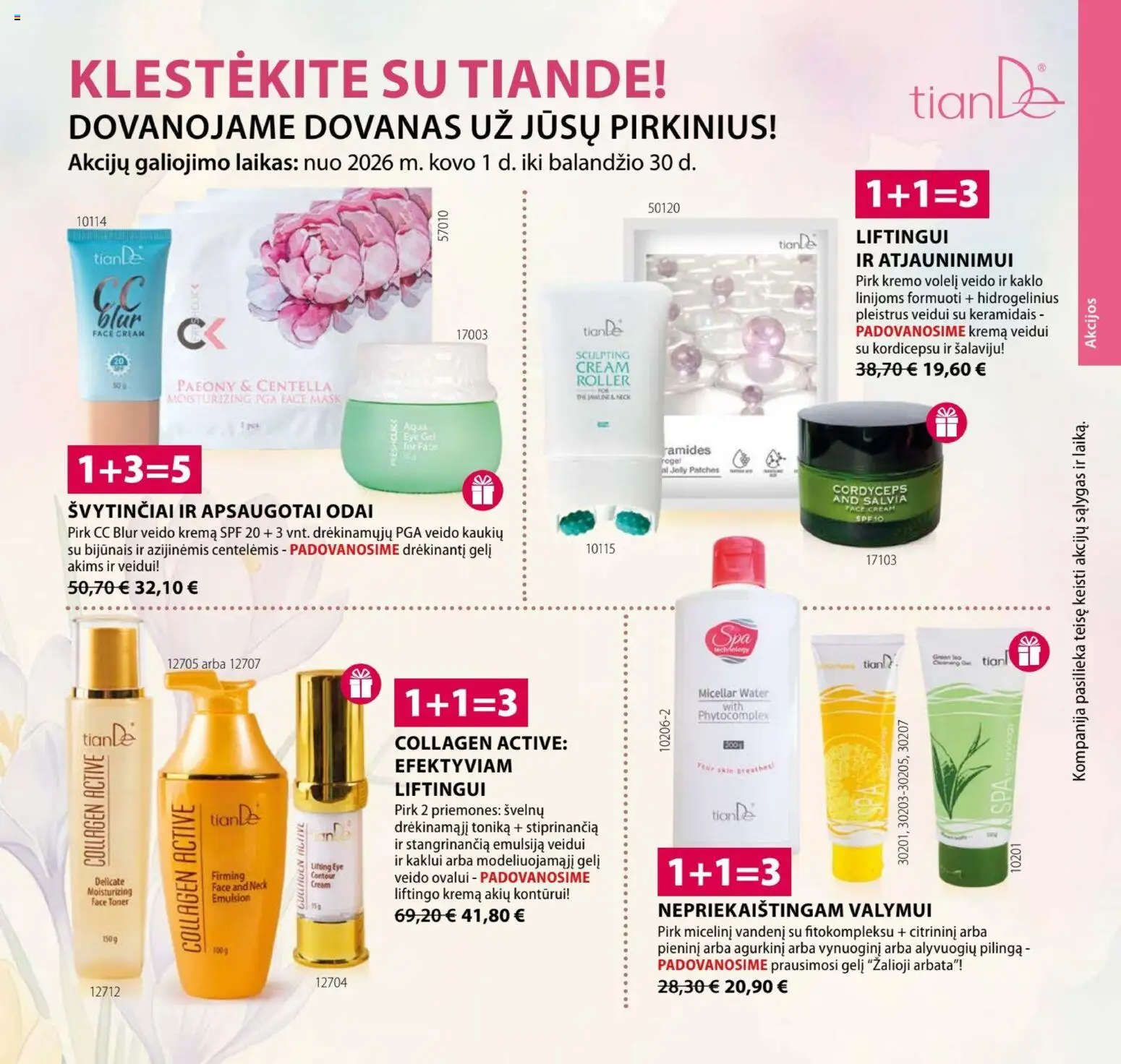 TianDe parduotuvės leidinio TianDe leidinys - Klestėkite su Tiande galiojančio nuo 2026.03.01 peržiūra - Arbata