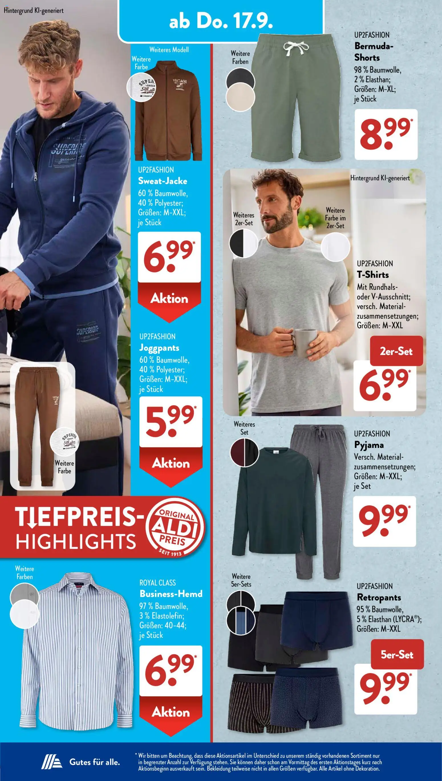 Vorschau von dem Prospekt des Geschäftes Aldi Süd, gültig ab dem 14.09.2026 - Erdnüsse, Barilla, Funny frisch, Ketchup, Iglo, Bresso