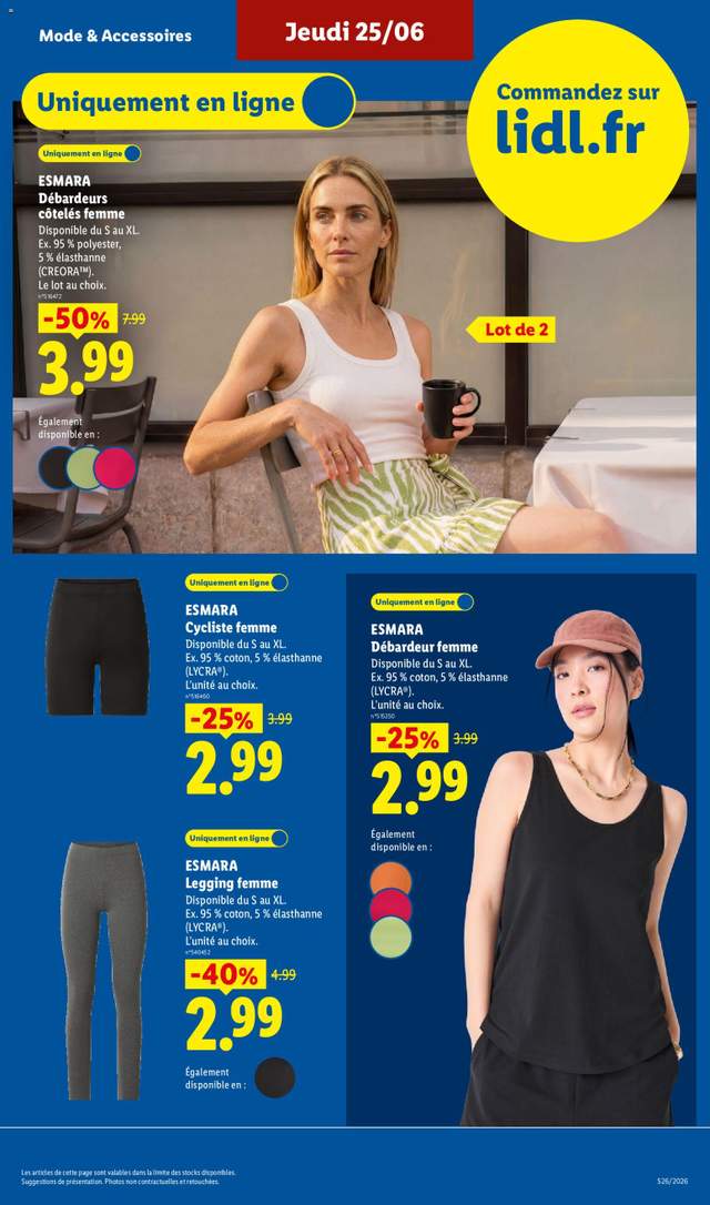 Nouveau catalogue Lidl à partir du 25/06