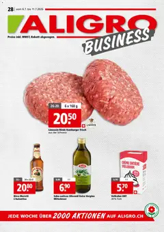 Vorschau des Merkblatts Aligro aktionen Business Chavannes, Matran, Genf, Sitten vom Shop Aligro gültig von 06.07.2026 bis 11.07.2026