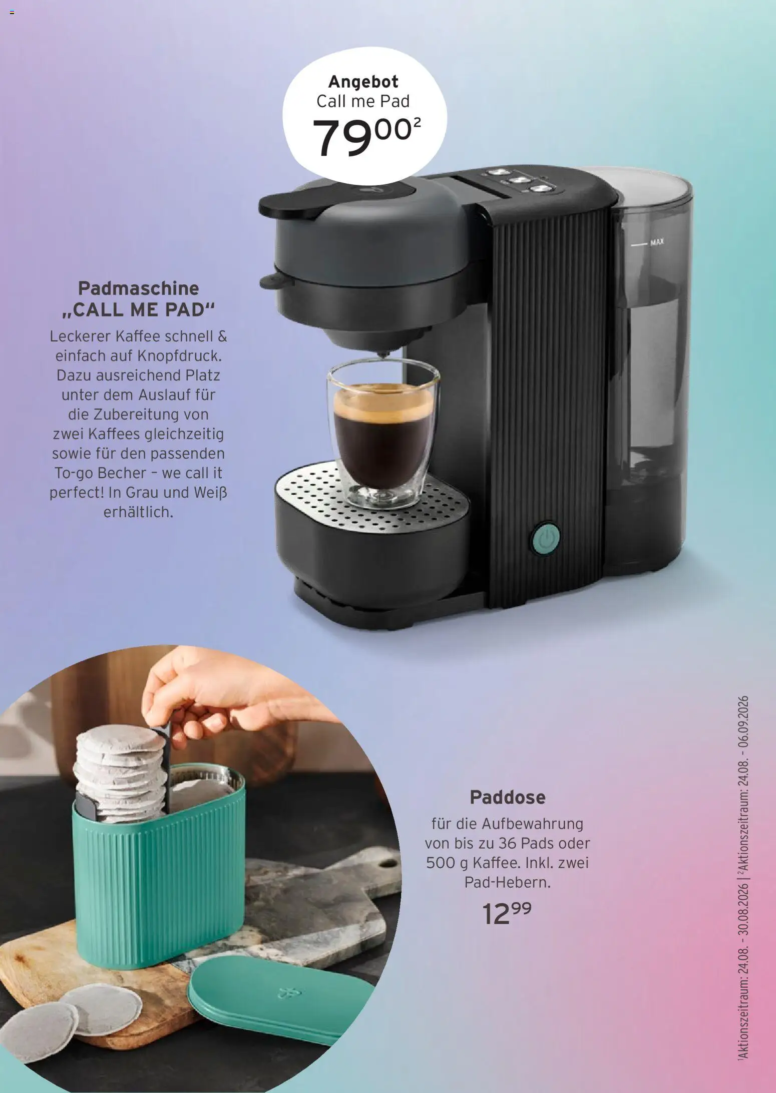 Vorschau von dem Prospekt des Geschäftes Tchibo, gültig ab dem 26.08.2026 - Kaffee