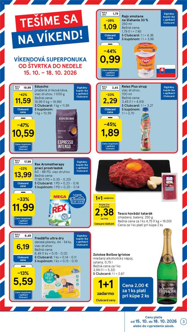 Nový Tesco leták od 14.10.