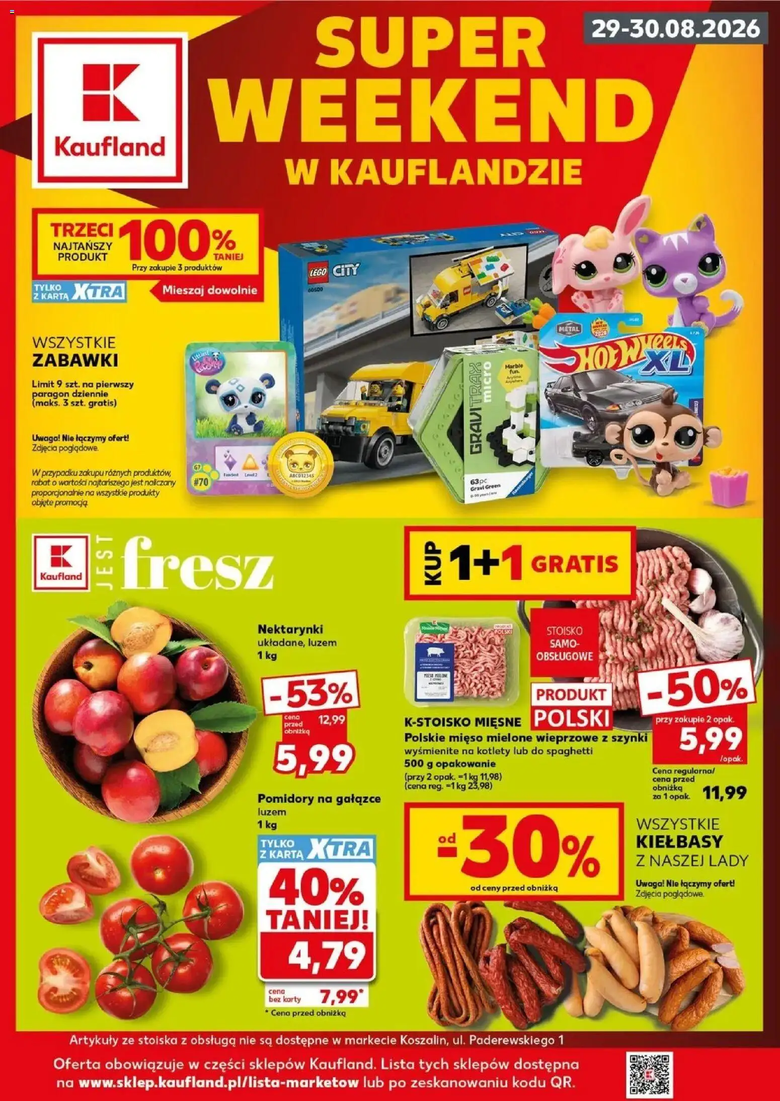 Pogląd gazetki "Kaufland gazetka - Super Weekend" ze sklepu Kaufland ważnej od 29.08.2026