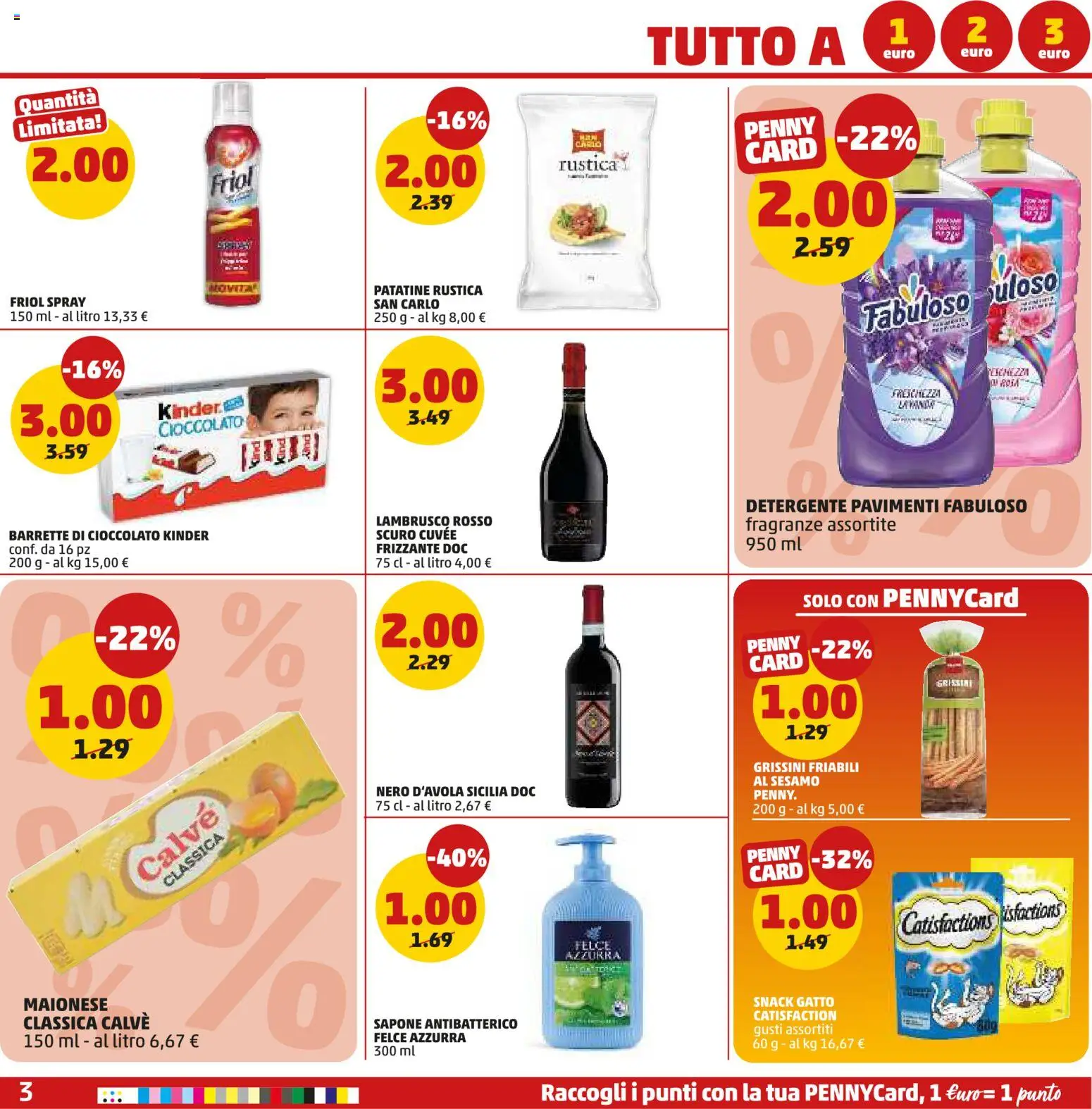 Anteprima dell'opuscolo PENNY volantino dal negozio PENNY valido da 22/10/2026 - Cioccolato, Sesamo, Patatine, Maionese, Sapone, Lambrusco, Grissini, Detergente