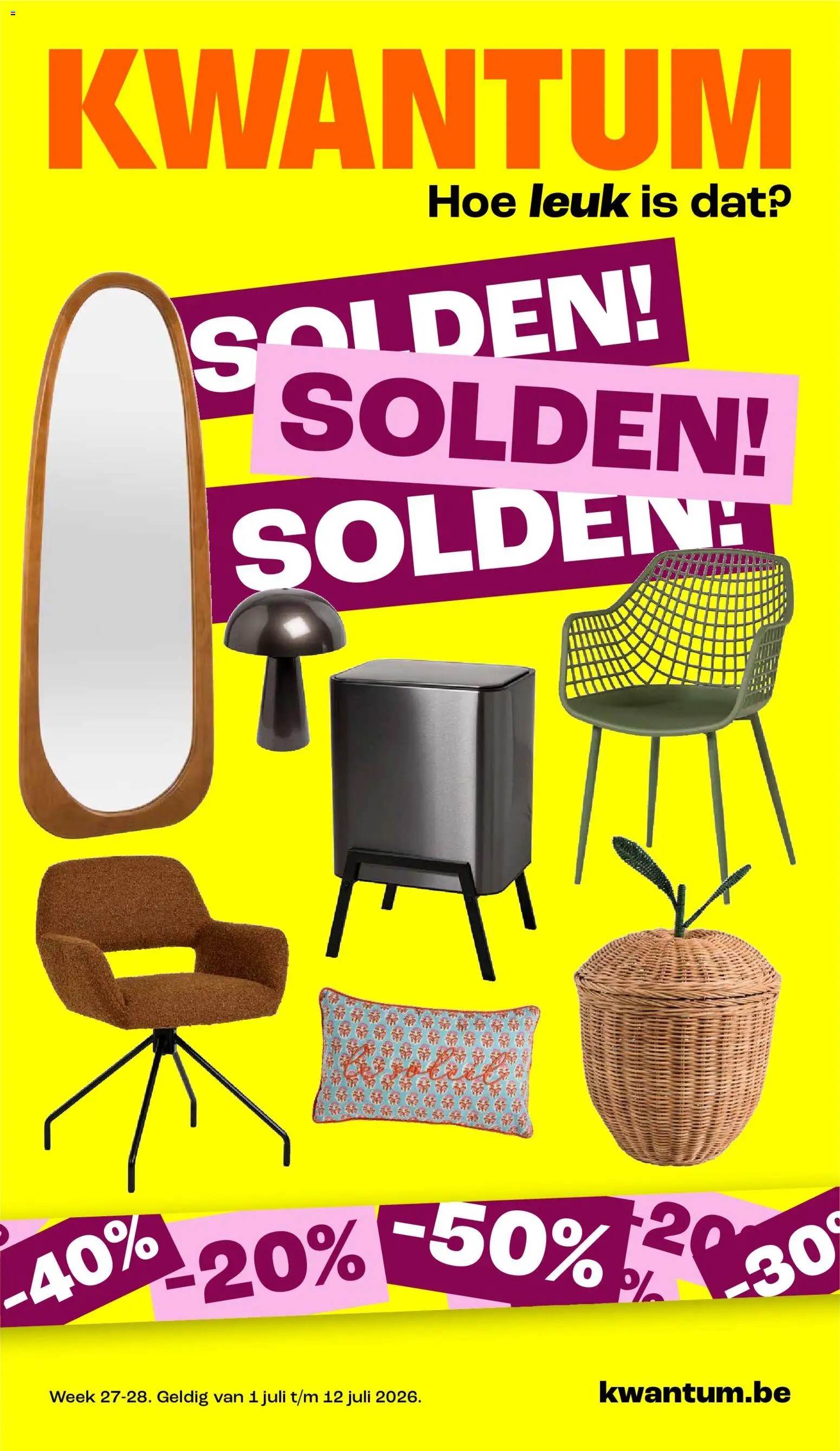 Voorbeeld van Kwantum Folder / Publicité van winkel Kwantum geldig vanaf 01/07/2026