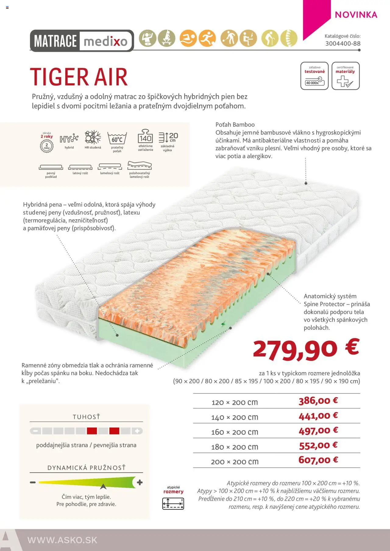Náhľad ASKO nábytok letáku platného od 05.06.2025 - Matrace, Matrac, Rošt, Pena