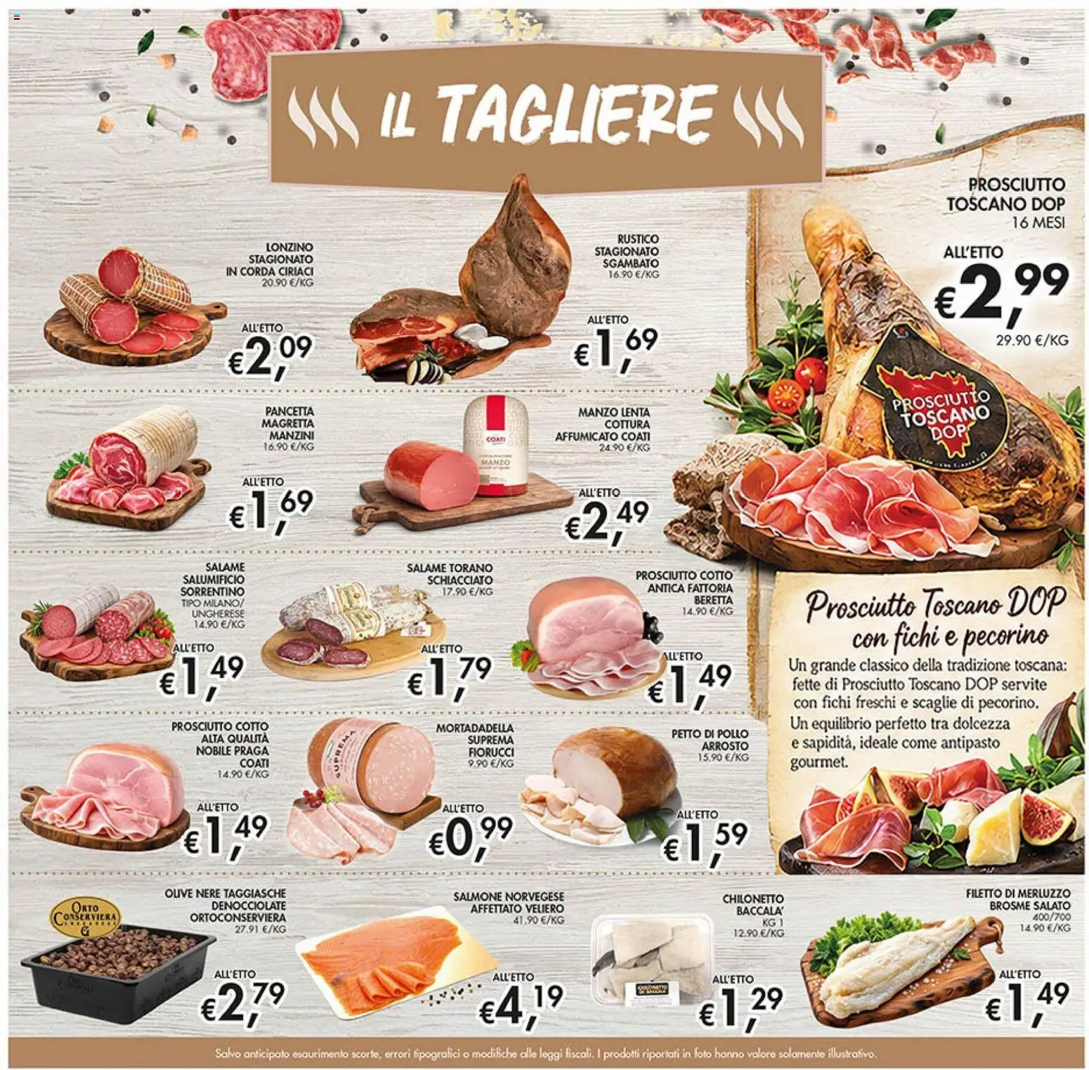 Anteprima dell'opuscolo Coal volantino dal negozio Coal valido da 22/10/2026 - Pollo, Petto di Pollo, Manzo, Pecorino, Pancetta, Filetto, Olive, Dolcezza