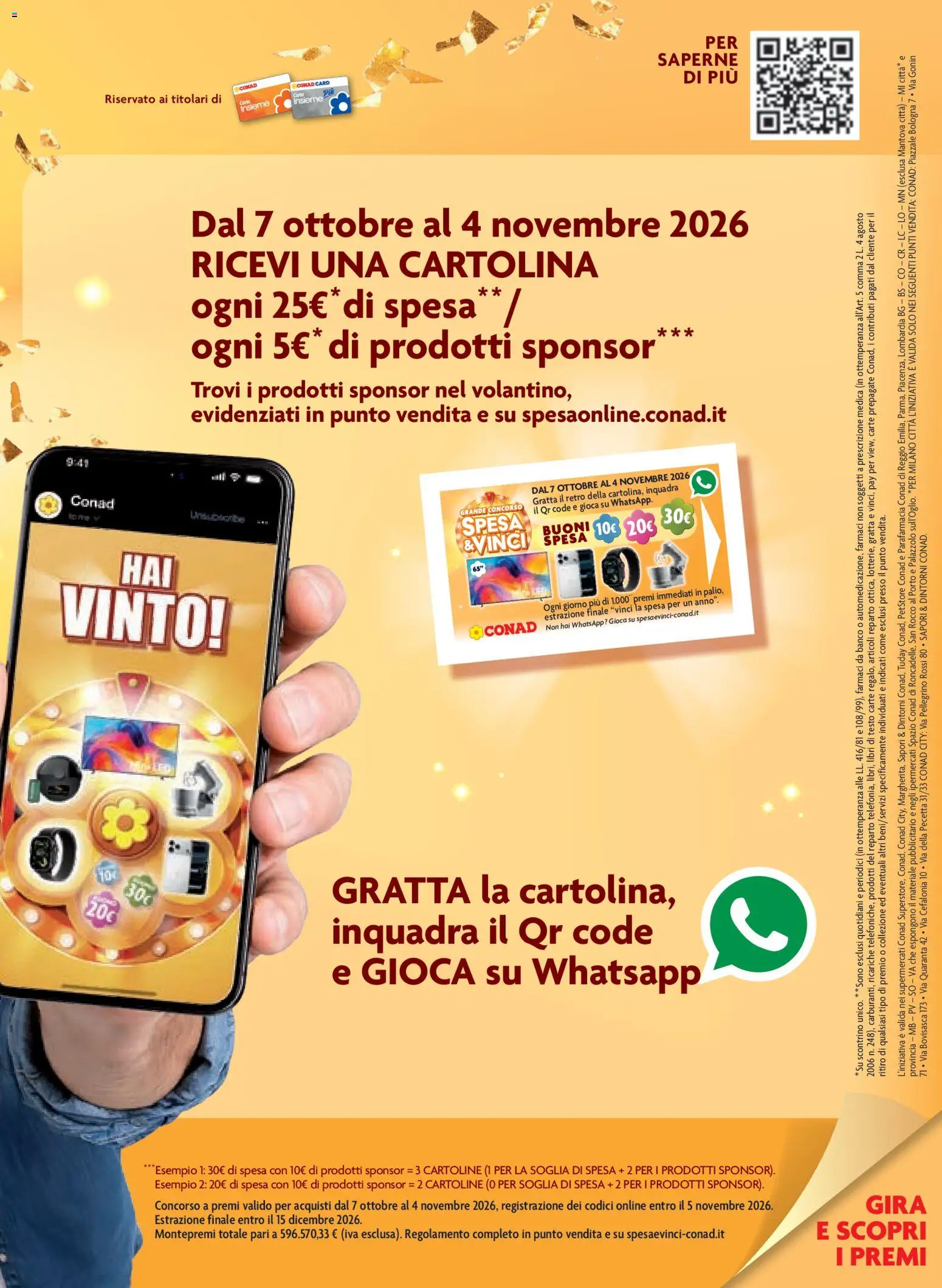 Anteprima dell'opuscolo Conad volantino Margherita Lombardia dal negozio Conad valido da 21/10/2026 - Smartphone, Smartwatch, TV, Libri, Auricolari