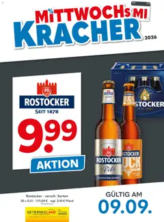 Vorschau von dem Prospekt des Geschäftes Getränkeland, gültig ab dem 09.09.2026