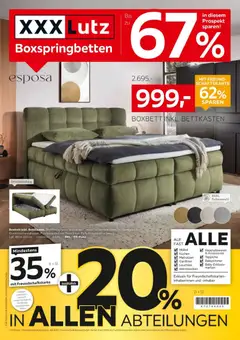 Vorschau von dem Prospekt des Geschäftes XXXLutz, gültig ab dem 15.08.2026