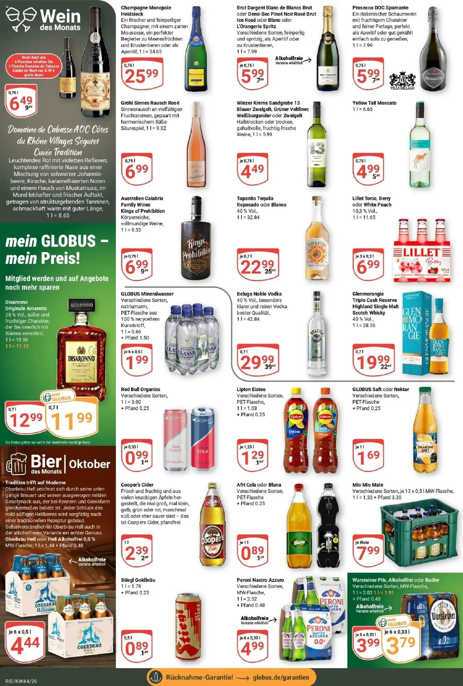 Vorschau von dem Prospekt des Geschäftes Globus, gültig ab dem 26.10.2026