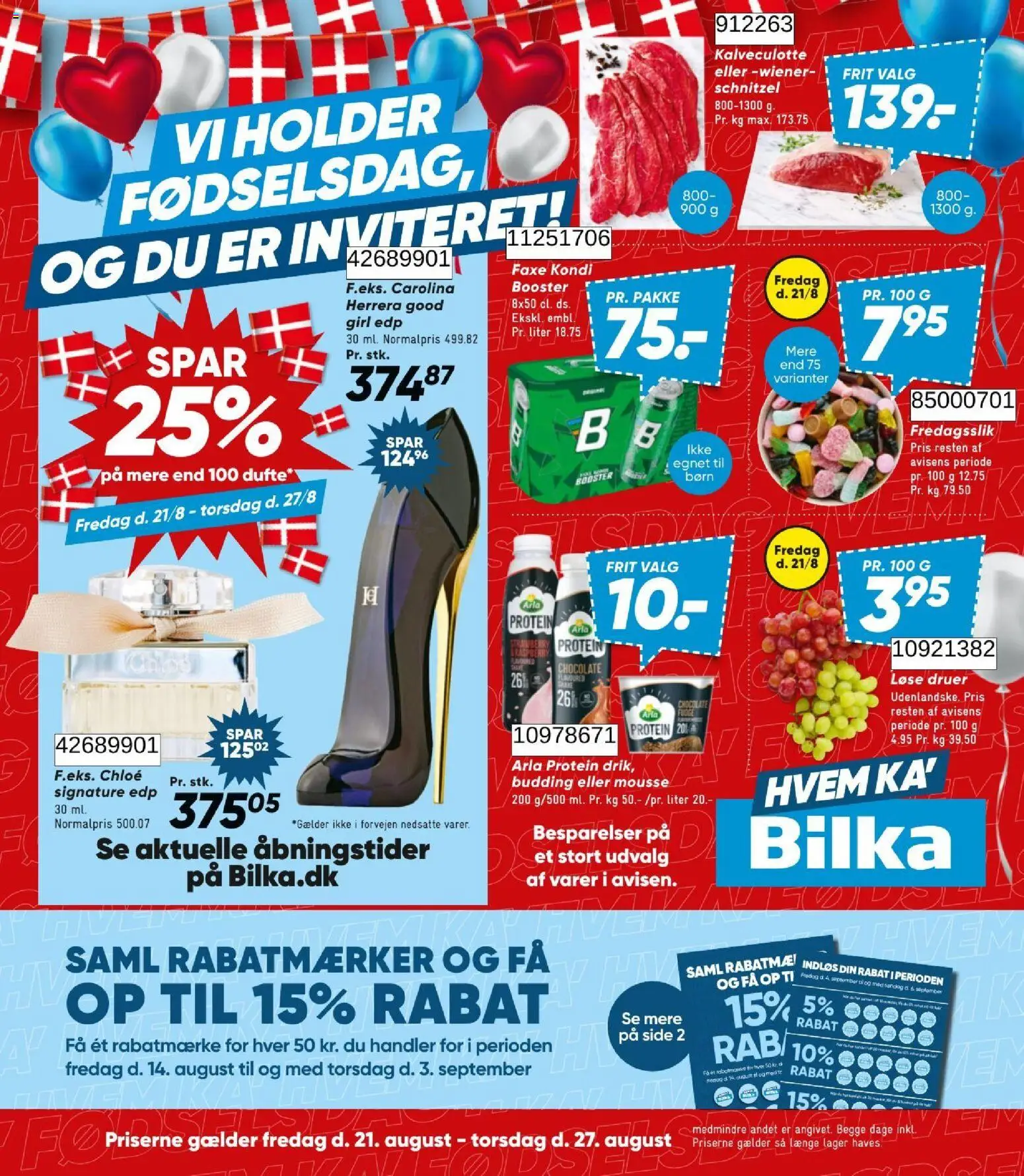 Eksempel på tilbudsavis Bilka - Tilbudsavis uge 35 fra butik Bilka gyldig fra 21/08/2026