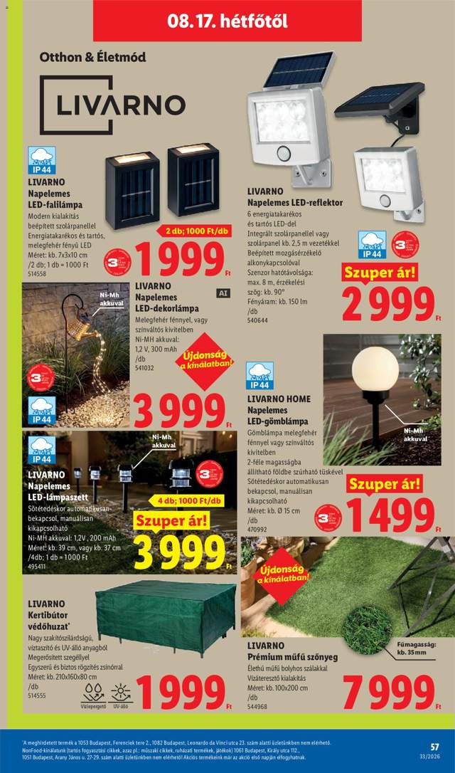 Új Lidl akciós újság 08.13.