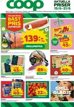 Förhandsgranska reklamblad Coop Daglivs erbjudanden från butik Coop Daglivs gäller från 15/06/2026