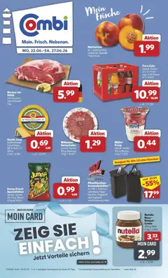 Vorschau von dem Prospekt des Geschäftes Combi, gültig ab dem 22.06.2026