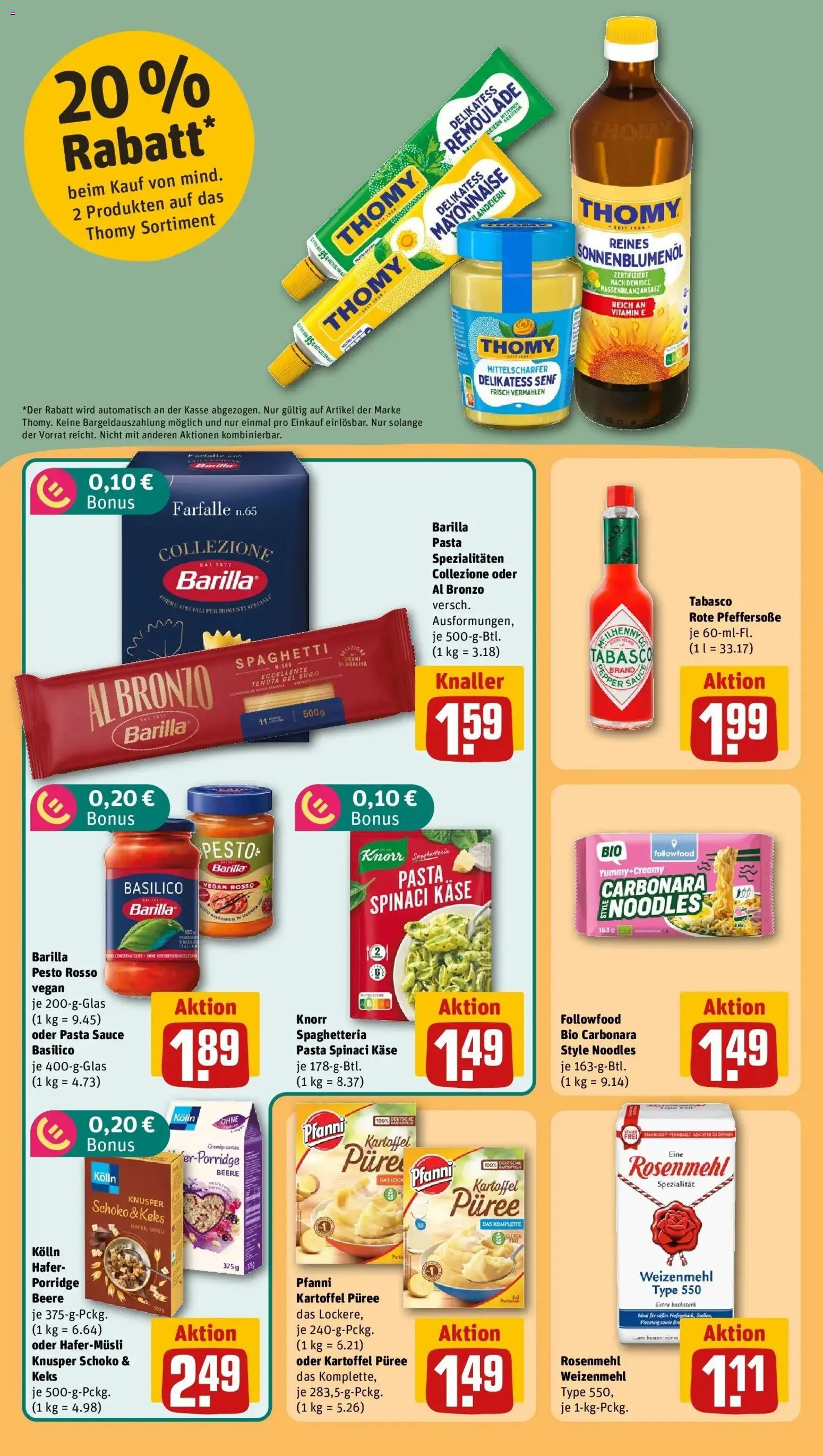Vorschau von dem Prospekt des Geschäftes Rewe, gültig ab dem 26.10.2026