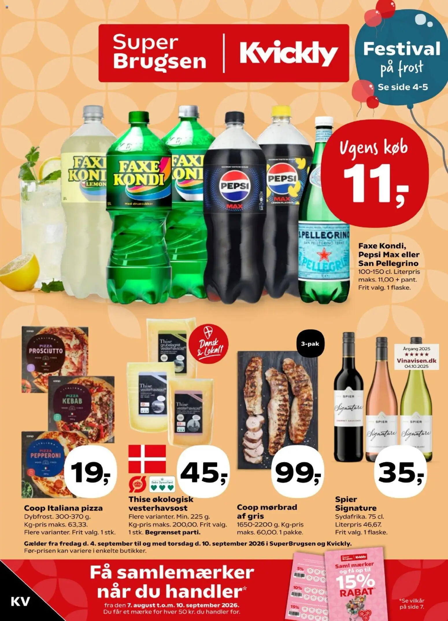 Eksempel på tilbudsavis Kvickly - Tilbudsavis uge 36 fra butik Kvickly gyldig fra 04/09/2026