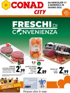 Anteprima dell'opuscolo Conad volantino City Campania dal negozio Conad valido da 17/06/2026