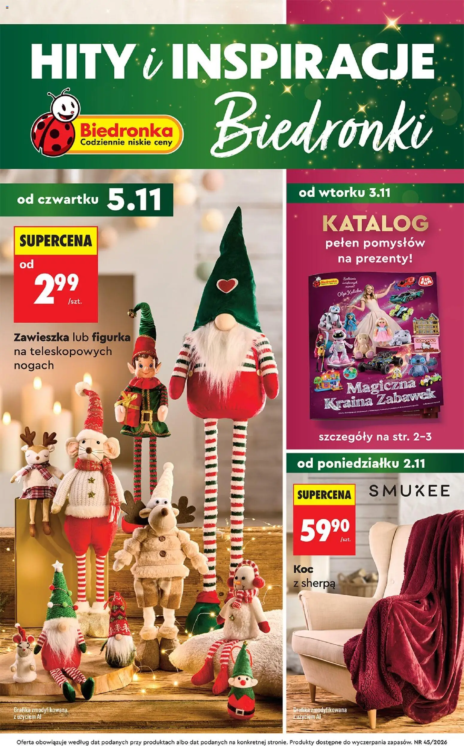 Náhled nabídky: Biedronka Polsko Biedronka Polsko leták - Hity i inspiracje platný od 02.11.2026