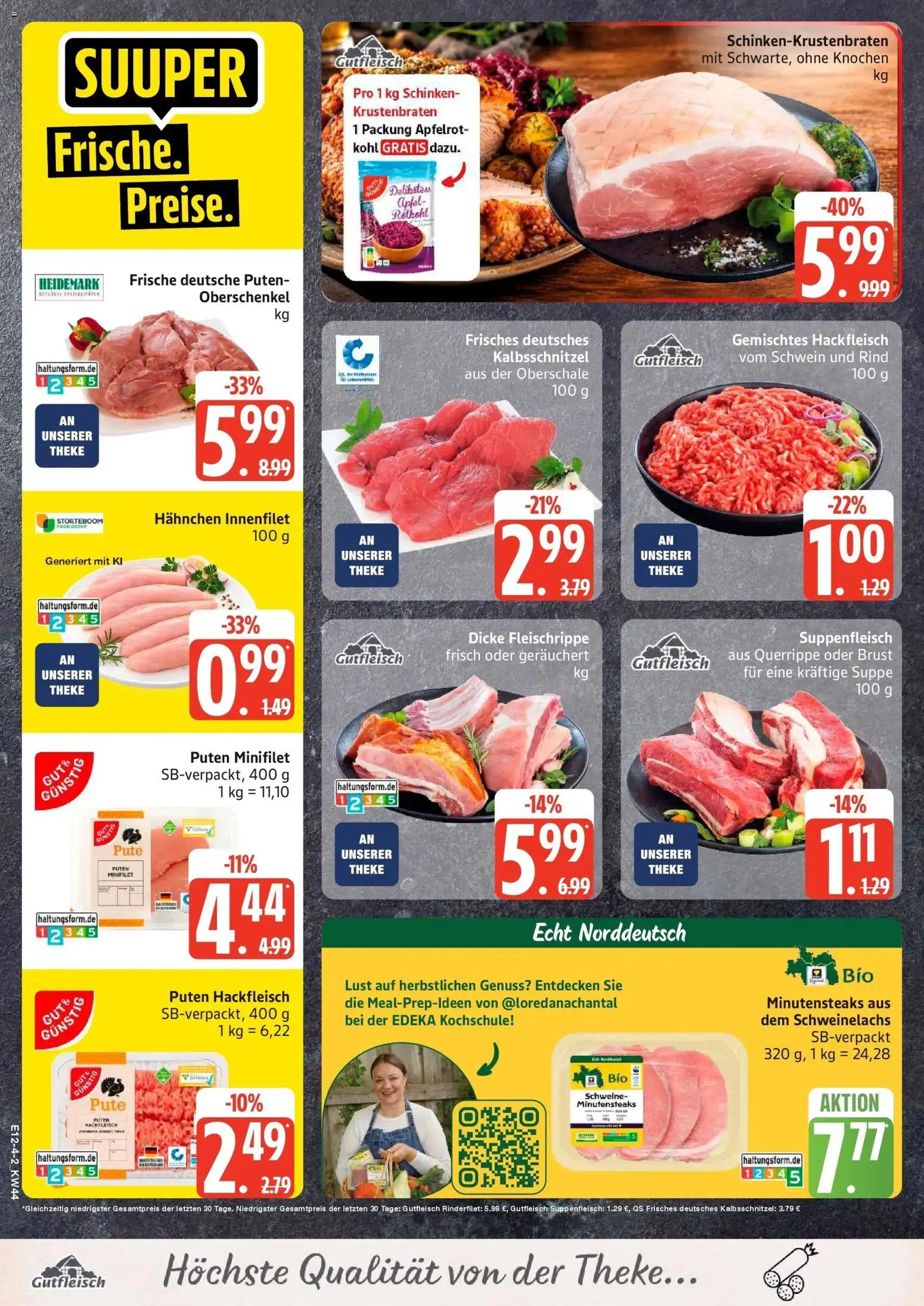 Vorschau von dem Prospekt des Geschäftes Edeka, gültig ab dem 26.10.2026