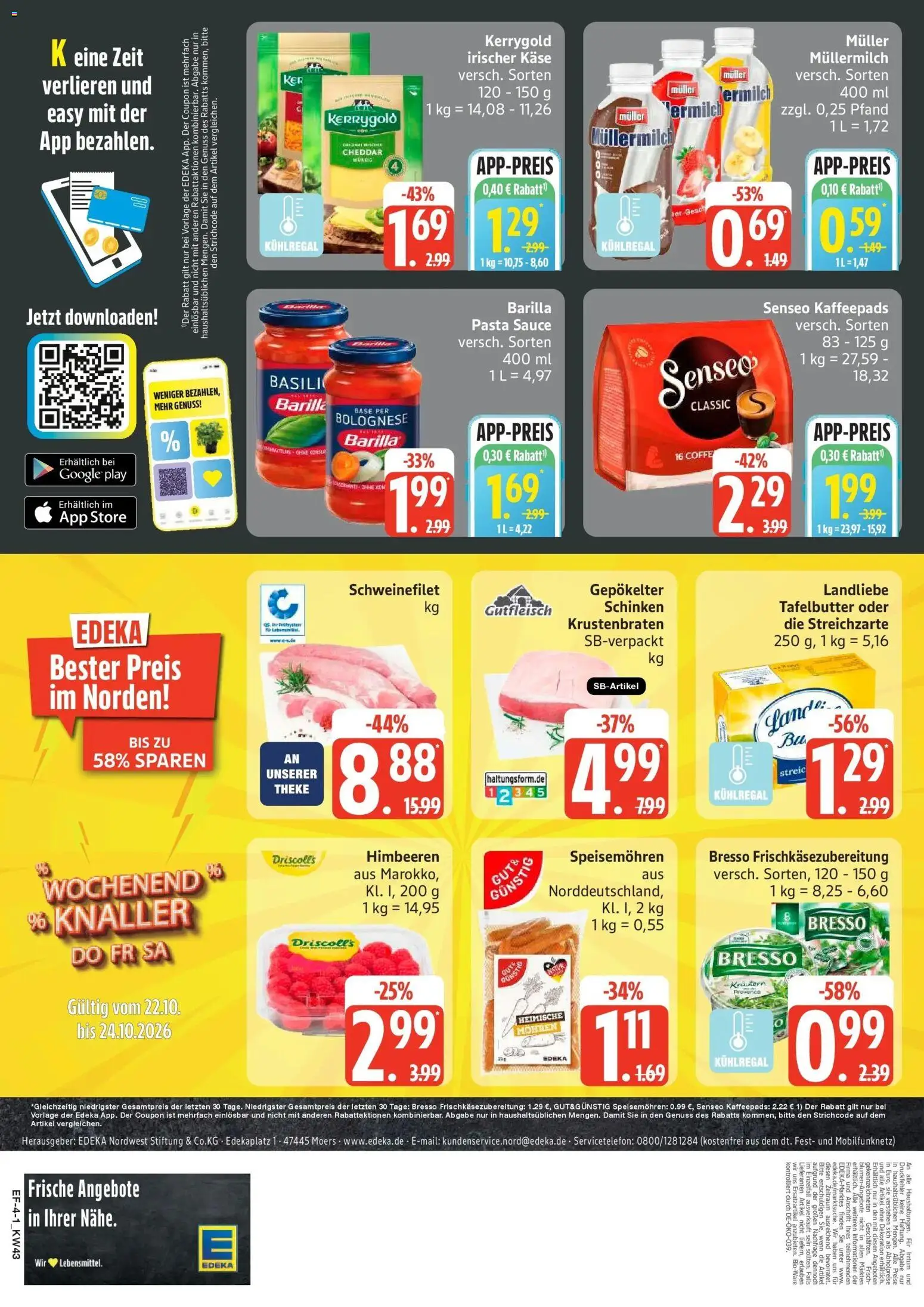 Vorschau von dem Prospekt des Geschäftes Edeka, gültig ab dem 19.10.2026