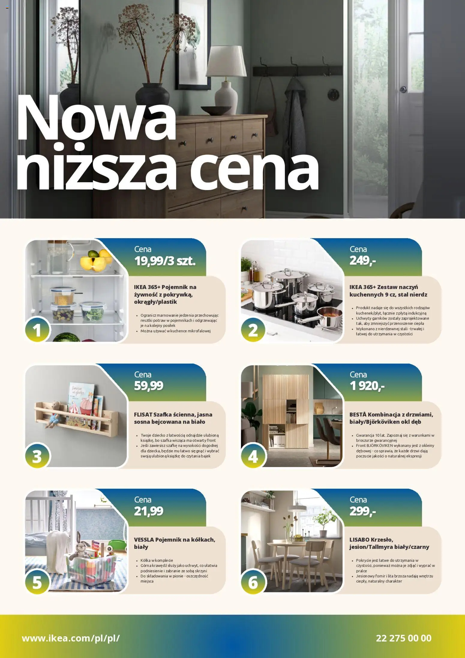 Pogląd gazetki "IKEA promocje" ze sklepu IKEA ważnej od 01.10.2026 - Płyta indukcyjna, Drzwi, Żywność, Zestaw naczyń