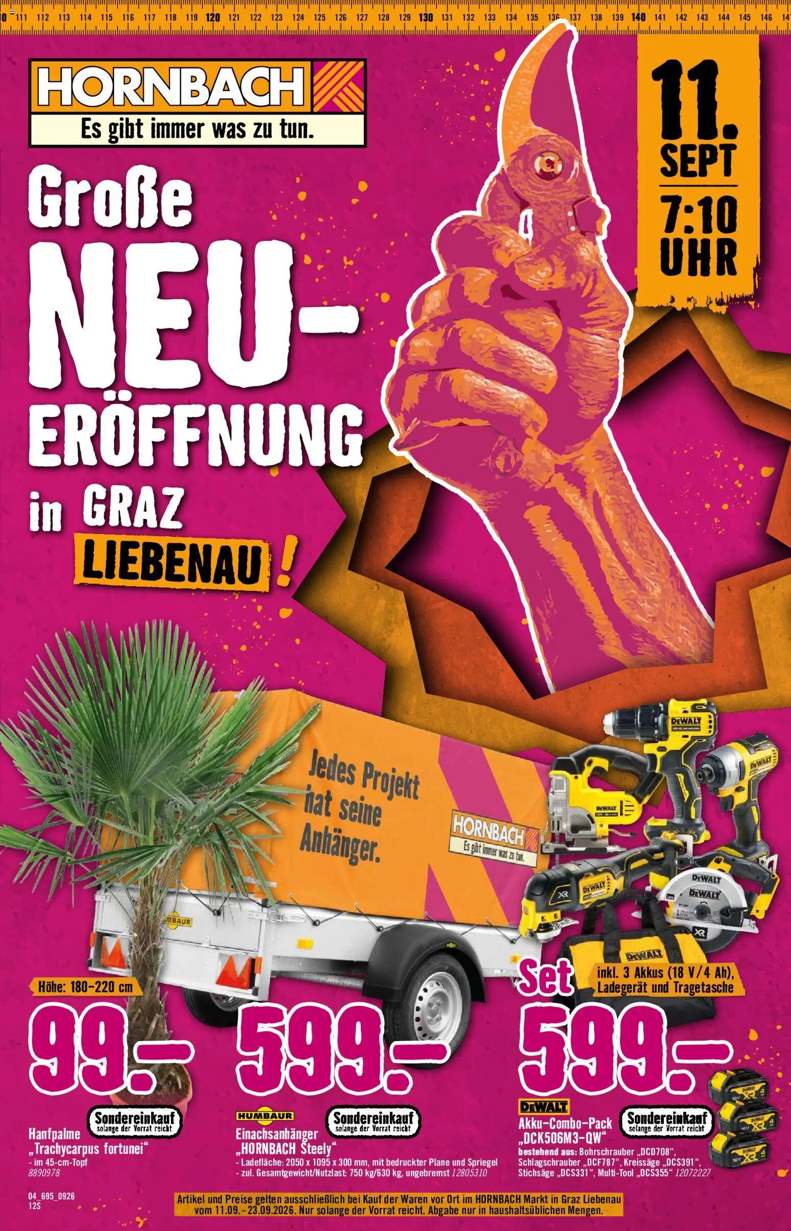 Vorschau der Angebote: Hornbach Hornbach Flugblatt gültig ab 11.09.2026