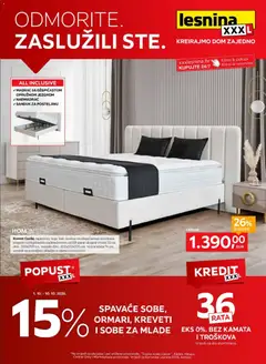 Pregled letka Lesnina Katalog trgovine Lesnina vrijedi od 01.10.2026