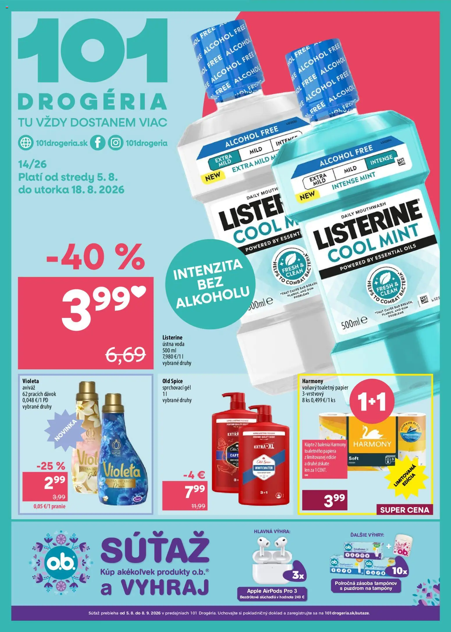 Náhľad 101 drogerie letáku platného od 05.08.2026