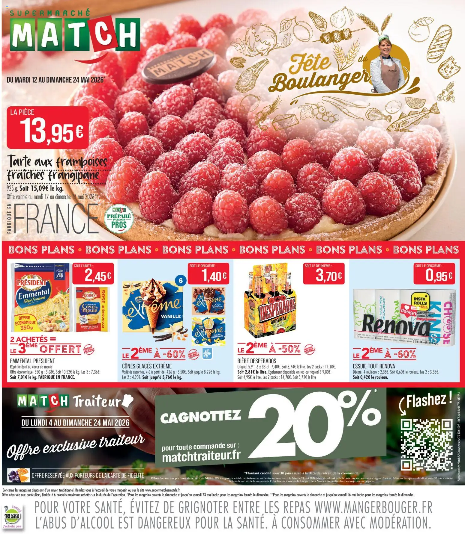 Prévisualisation de Match Supermarché Fête Boulanger du magasin Match Supermarché formulaire valide 12/05/2026